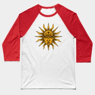 Sun Tarot Illustration Baseball T-Shirt